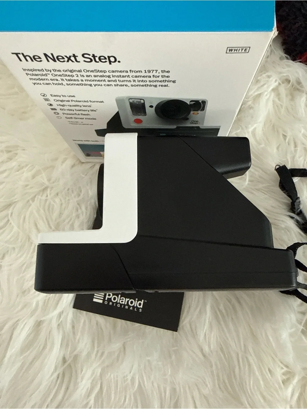 Polaroid OneStep2 Instant Camera - White and Black